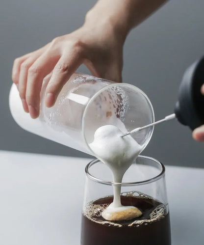 HADD FoamCraft Pro — Glass & Steel Electric Milk Frother HADD