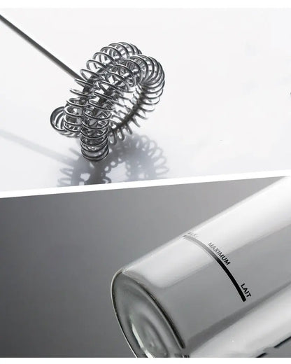 HADD FoamCraft Pro — Glass & Steel Electric Milk Frother HADD