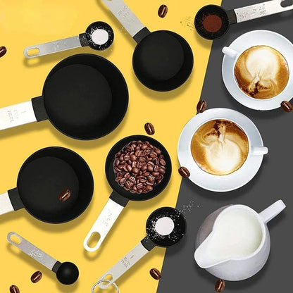 HADD BlackMeasure Cup & Spoon Set — Precision Baking Every Time HADD