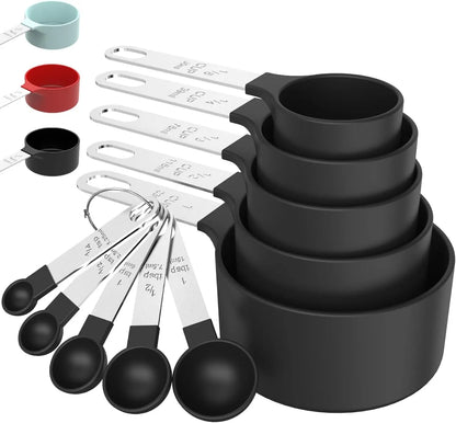 HADD BlackMeasure Cup & Spoon Set — Precision Baking Every Time HADD