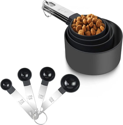 HADD BlackMeasure Cup & Spoon Set — Precision Baking Every Time HADD