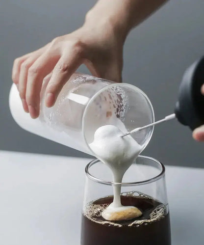 HADD FoamCraft Pro — Glass & Steel Electric Milk Frother - HADD
