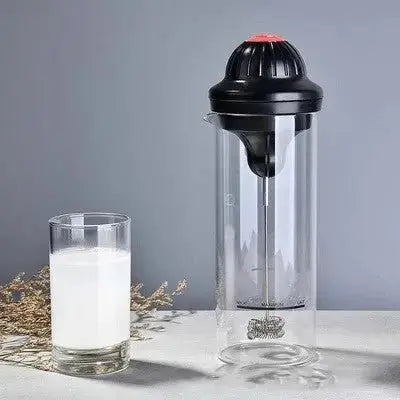 HADD FoamCraft Pro — Glass & Steel Electric Milk Frother - HADD