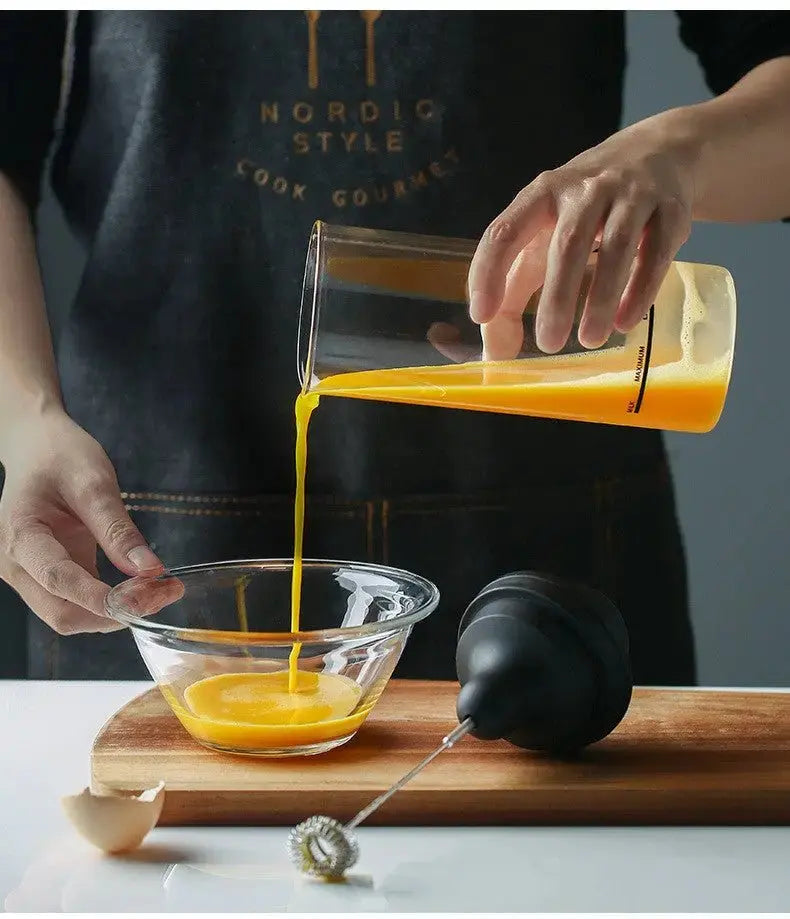 HADD FoamCraft Pro — Glass & Steel Electric Milk Frother - HADD