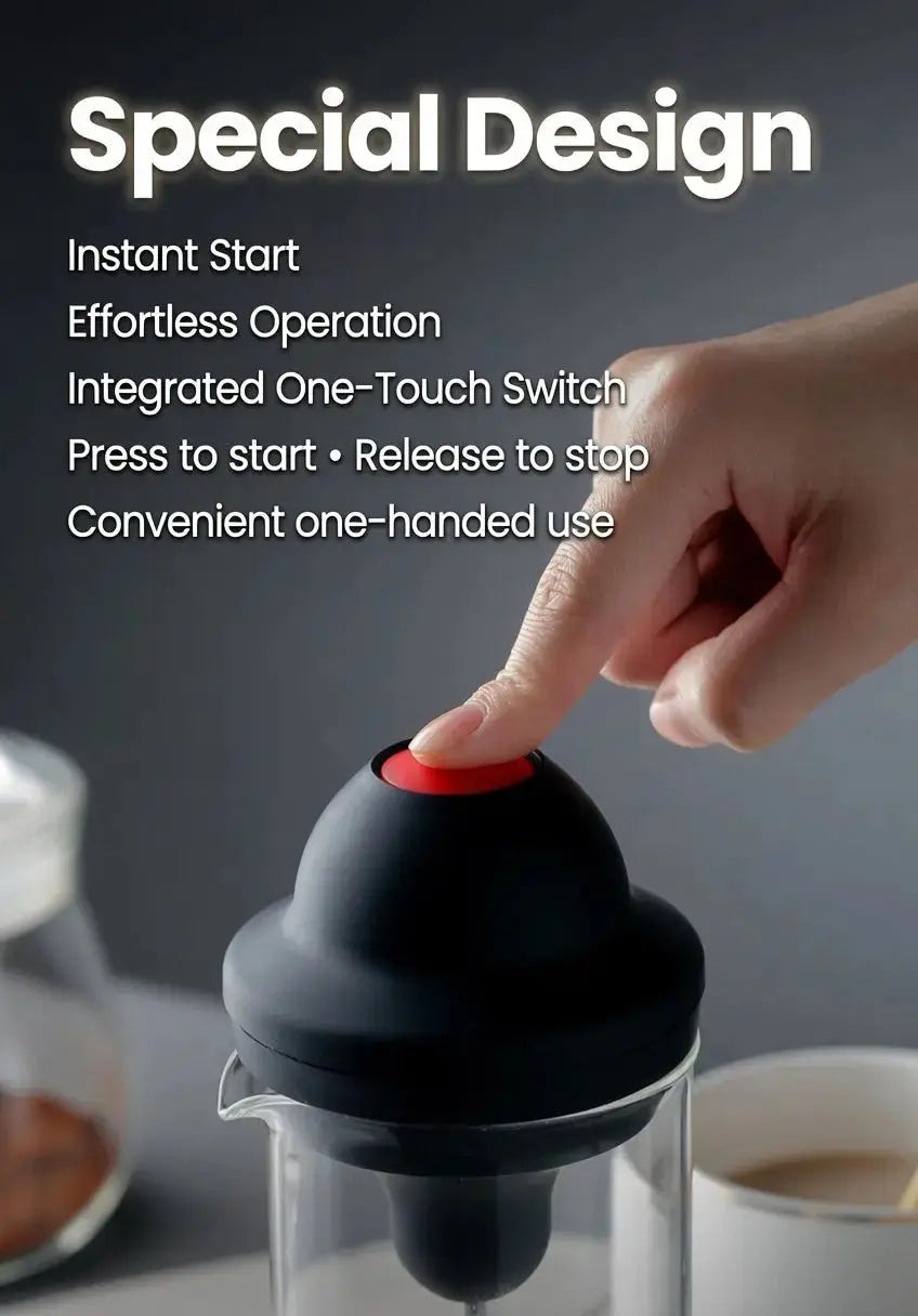 HADD FoamCraft Pro — Glass & Steel Electric Milk Frother - HADD