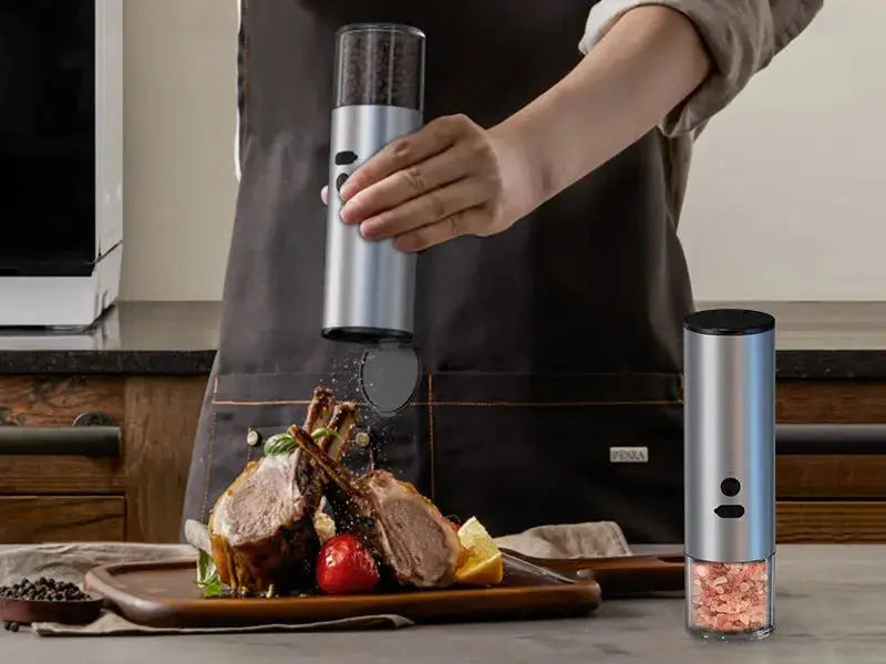 HADD GrindLux Pro — USB Rechargeable Electric Spice Grinder with LED - HADD