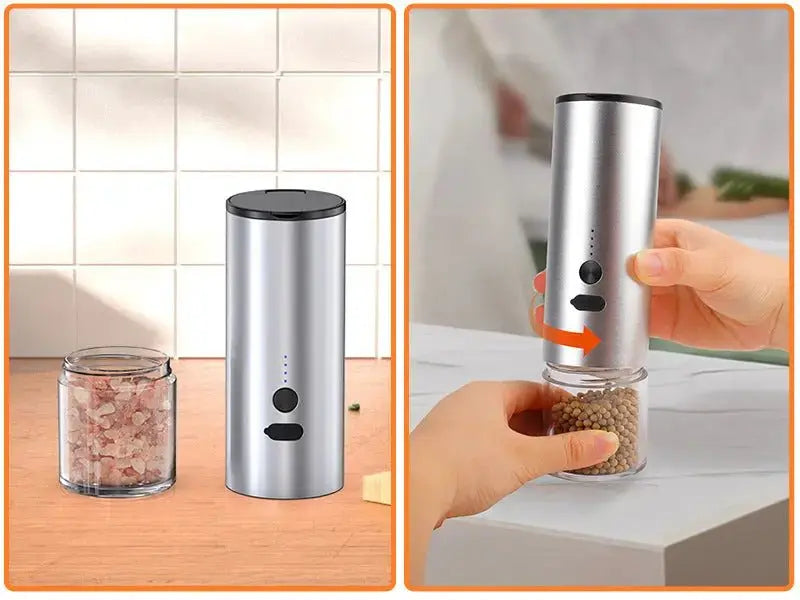 HADD GrindLux Pro — USB Rechargeable Electric Spice Grinder with LED - HADD