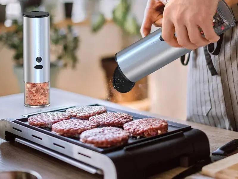 HADD GrindLux Pro — USB Rechargeable Electric Spice Grinder with LED - HADD