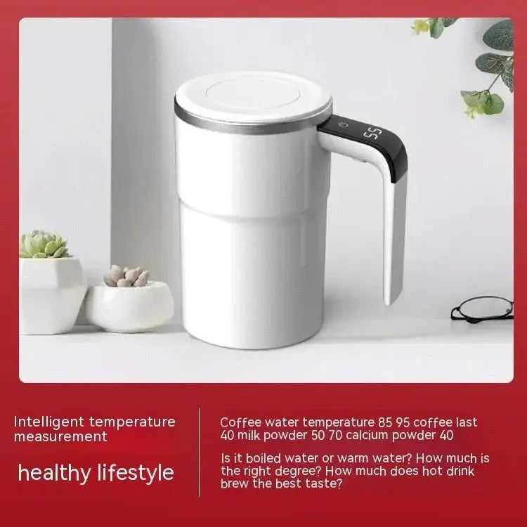 HADD MagBrew Smart Mug — Self-Stirring, USB Rechargeable - HADD