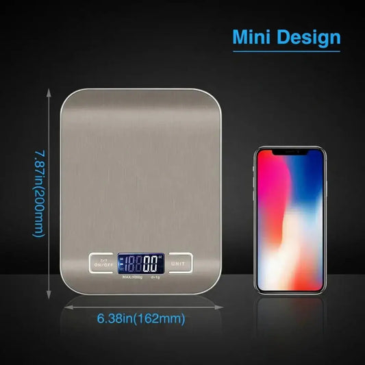 HADD ProWeigh Kitchen Scale — Precise to 1g, Up to 5KG - HADD
