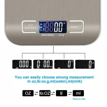 HADD ProWeigh Kitchen Scale — Precise to 1g, Up to 5KG - HADD